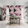 Geometrical Art Mural Wallpaper - room preview 03