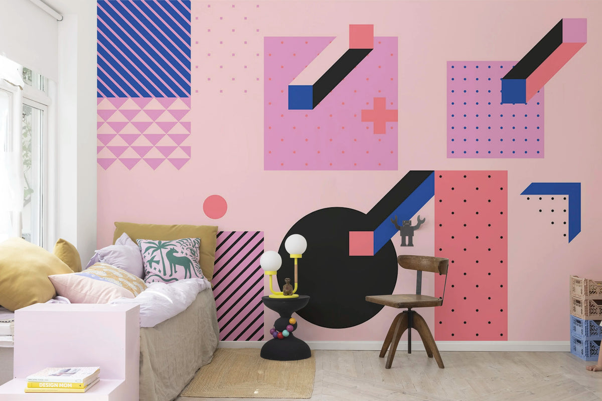 Pop Art Mural Wallpaper - room preview 03
