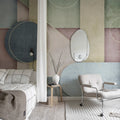 Arch Forms, Pastel Mural Wallpaper - room preview 03