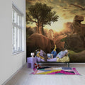 Dinosaur Park Mural Wallpaper - room preview 03