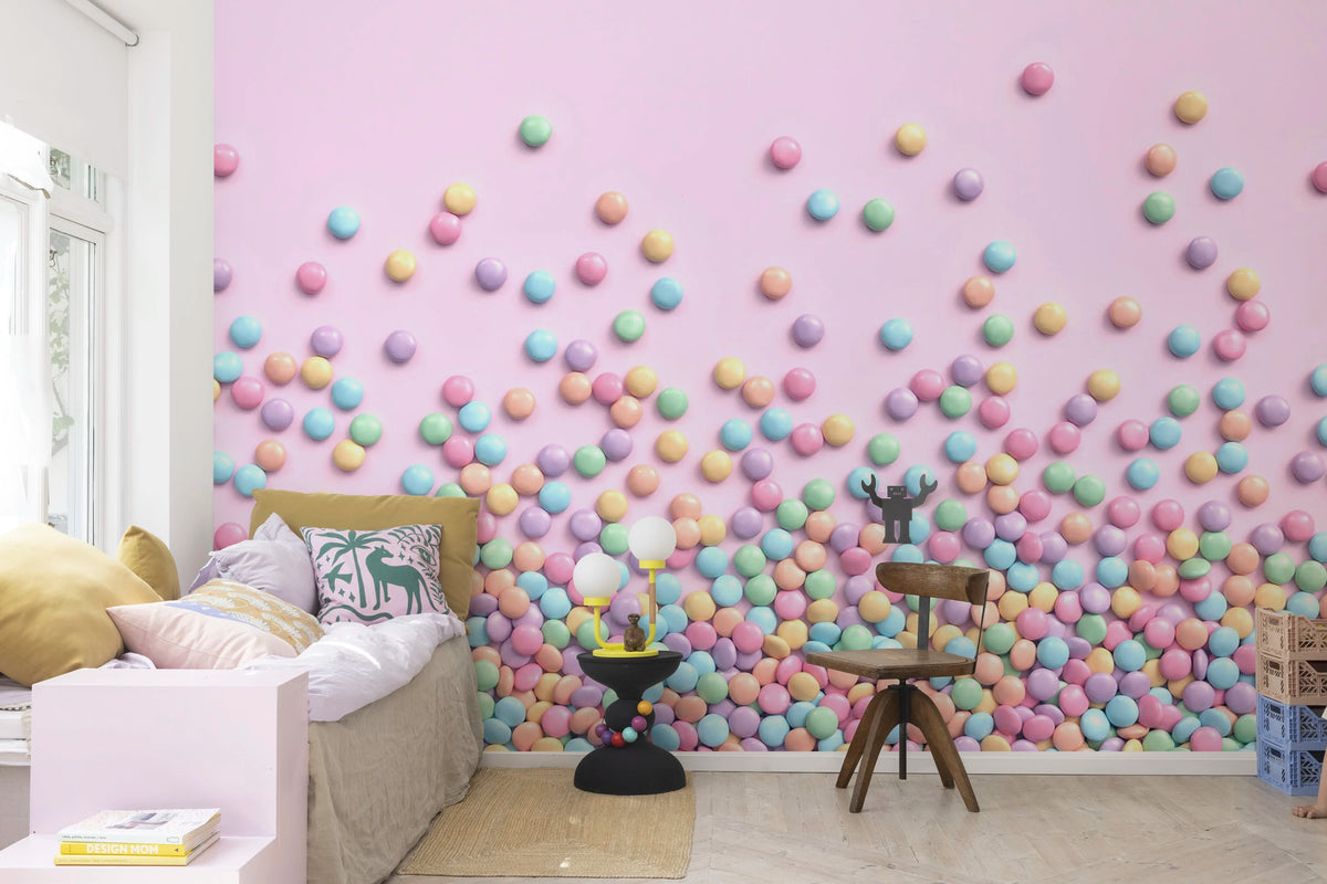 Candy Mural Wallpaper - room preview 03