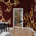 Lightning Clownfish, Gold Mural Wallpaper - room preview 03