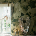 Corals, Green Mural Wallpaper - room preview 03