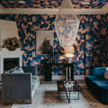 Corals, Blue Mural Wallpaper - room preview 03