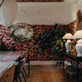Discus, Red Mural Wallpaper - room preview 03
