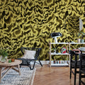 Discus, Saffron Mural Wallpaper - room preview 03