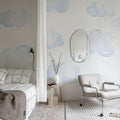 Watercolor Clouds Mural Wallpaper - room preview 03