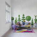 Pot Garden Mural Wallpaper - room preview 03