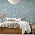 Soft Chinoiserie, Baby Blue Mural Wallpaper - room preview 03