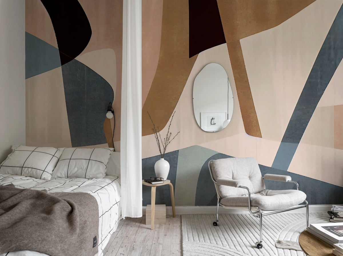 Abstract Mural Wallpaper - room preview 03