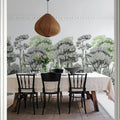 Forest Park, Green Mural Wallpaper - room preview 03