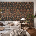 Vintage Tapestry, Red Mural Wallpaper - room preview 03