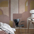 Lovely Arches, Pink Mural Wallpaper - room preview 03