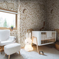 Lullaby, Beige Mural Wallpaper - room preview 03