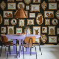 Pet Frames, Black Mural Wallpaper - room preview 03