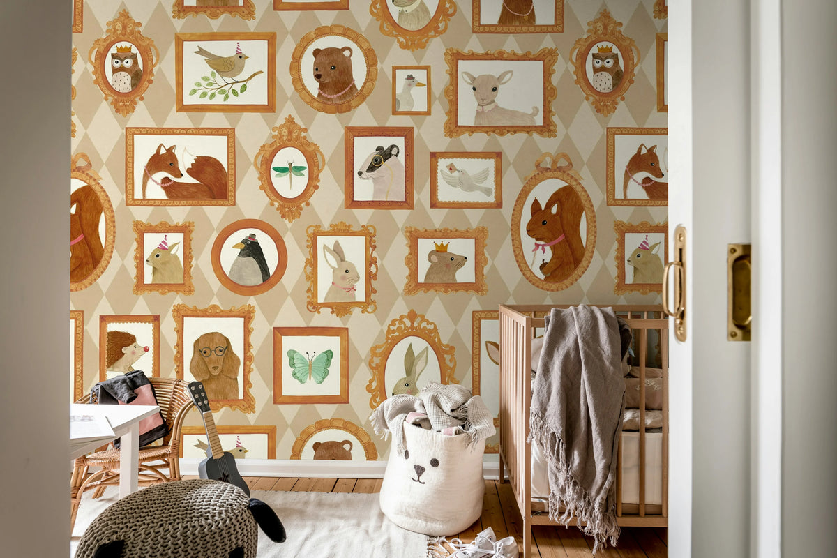 Pet Frames, Harlequin Mural Wallpaper - room preview 03