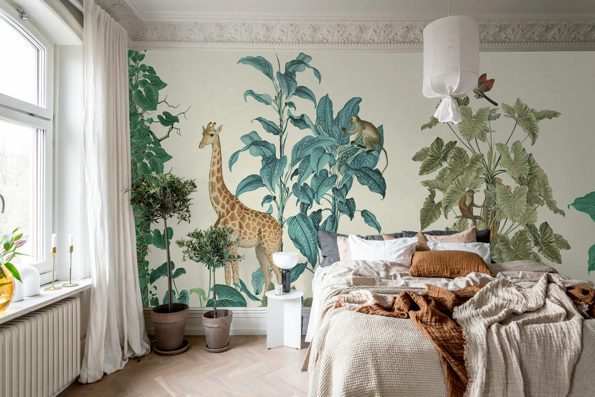 Wildlife Stroll, Multi Mural Wallpaper - room preview 03