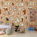Pet Frames, Pink Mural Wallpaper - room preview 03