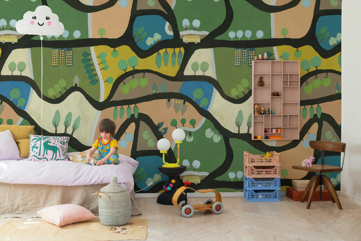 Road Trip, Multi Mural Wallpaper - room preview 03