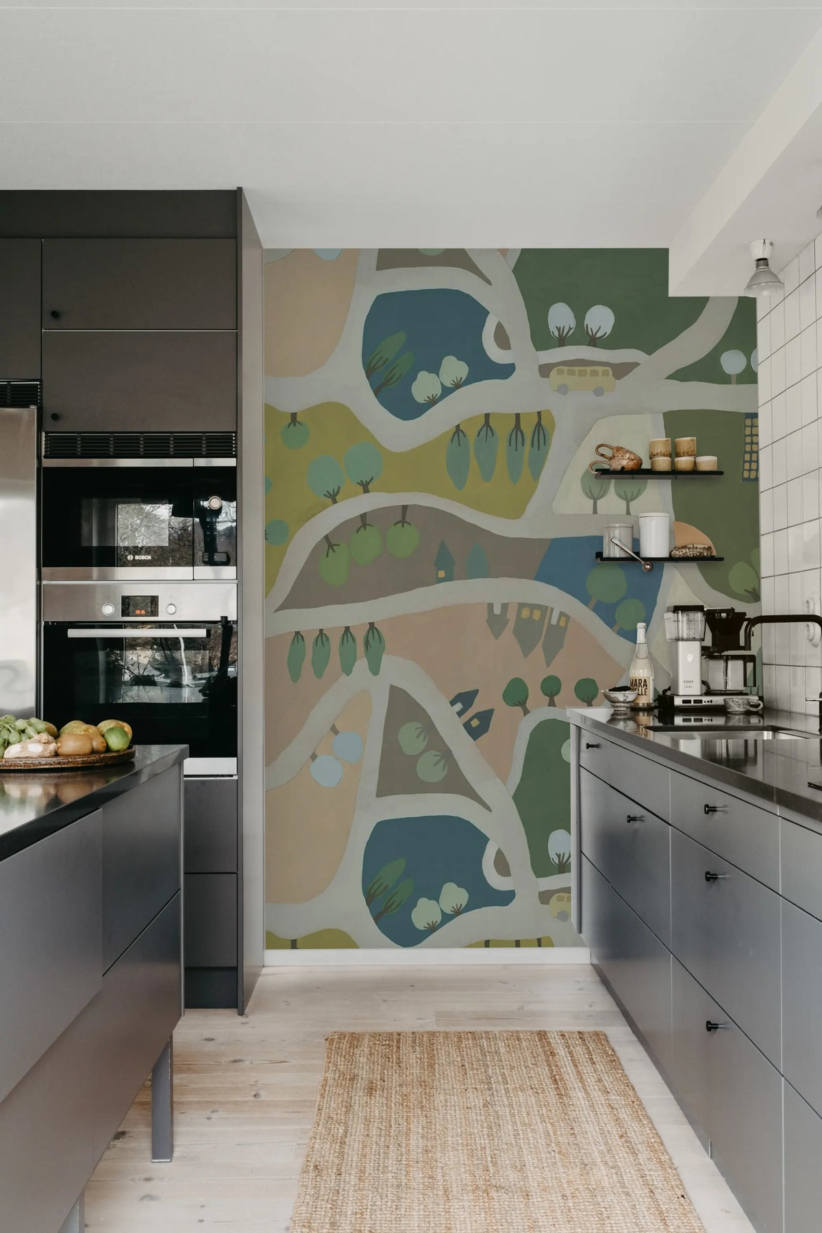 Road Trip, Pastel Mural Wallpaper - room preview 03