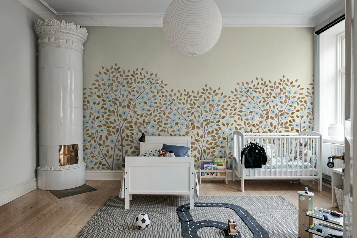 Blossom Tree, Beige Mural Wallpaper - room preview 03
