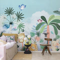 Jungle Fun, Pastel Mural Wallpaper - room preview 03