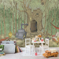 Fairy Tale, Forest Green Mural Wallpaper - room preview 03