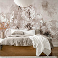 Peony Garden, Vintage Mural Wallpaper - room preview 03