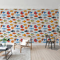 Fish Shoal, Day Mural Wallpaper - room preview 03