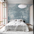 The Vintage Grove, Blue Mural Wallpaper - room preview 03