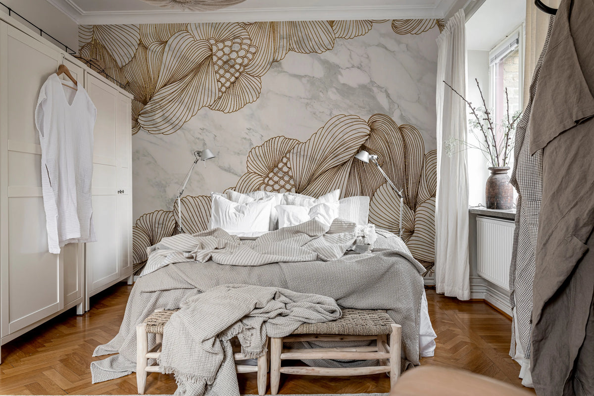 Opulence, 3D Mural Wallpaper - room preview 03