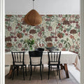 Wintergarden, White Mural Wallpaper - room preview 03