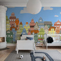 London Houses, Day Mural Wallpaper - room preview 03