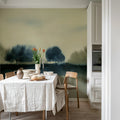 Stormy Forest, Blue Mural Wallpaper - room preview 03