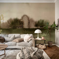 Stormy Forest, Green Mural Wallpaper - room preview 03