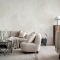 Stripes Repeatable, Clay Mural Wallpaper - room preview 03