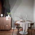 Vertical Gradient, Neutral Mural Wallpaper - room preview 03