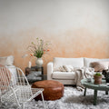 Ash Gradient, Peach Fuzz Mural Wallpaper - room preview 03