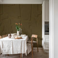 Abstract Wood, Brown Mural Wallpaper - room preview 03