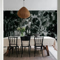 Painted Forest, Black Mural Wallpaper - room preview 03
