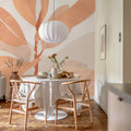 Ruby, Peach Fuzz Mural Wallpaper - room preview 03
