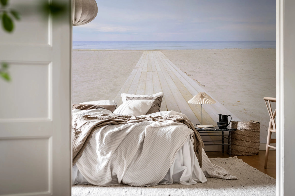 To the Sea, Sand Mural Wallpaper - room preview 03