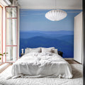 Hills, Blue Mural Wallpaper - room preview 03
