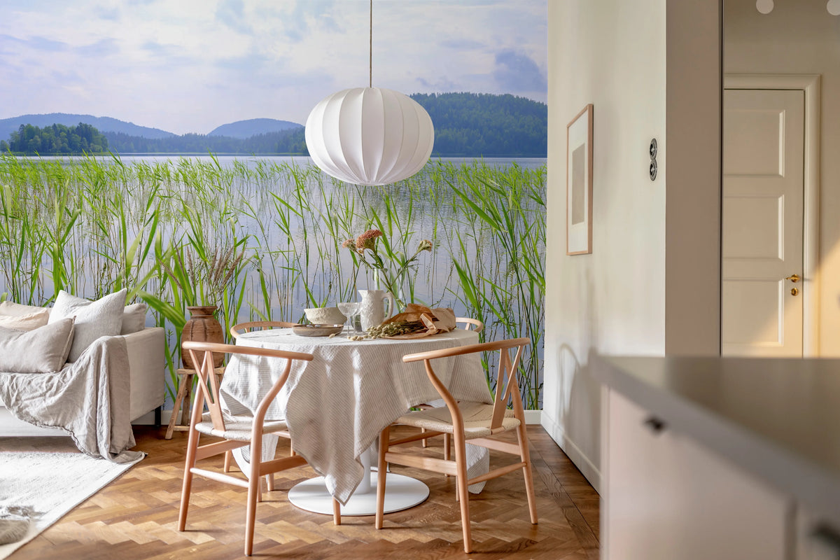 Paddy Field, Green Mural Wallpaper - room preview 03