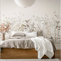Straw Meadow, Beige Mural Wallpaper - room preview 03