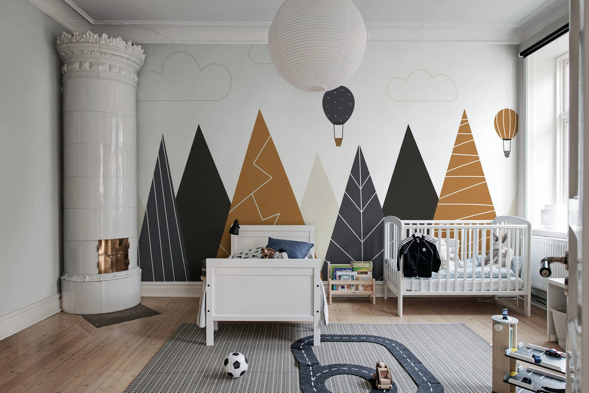 Balloon Mountain, Natural Mural Wallpaper - room preview 03
