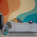 Joyfull, Rainbow Mural Wallpaper - room preview 03