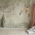 Dream Forest Boy, Green Mural Wallpaper - room preview 03