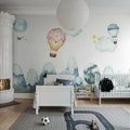 Happy Balloons, Pastel Mural Wallpaper - room preview 03