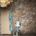 Lush Grove, Orange Mural Wallpaper - room preview 03